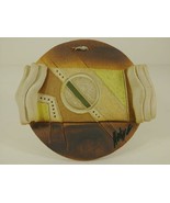 Sculpture Wall Hanging Pottery Art Piece Artist Signed Modern Contempora... - €50,37 EUR