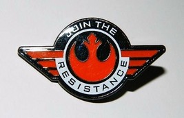 Star Wars The Force Awakens Join The Resistance Rebel Logo Metal Pin NEW UNUSED - £5.41 GBP