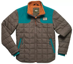 Howler Bros Men&#39;s Merlin Jacket Gravel/Ultramarine Puffer Quilted Soft S... - $2,766.38 MXN