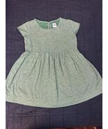 Baby GAP Toddler Girls Stem Green Floral Print A-line Dress Size 3T EUC - $9.76