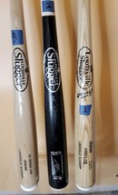 Louisville Slugger Baseball Bats Lot Of 3 With Display Wall Brackets! - £97.77 GBP