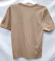 Women Small Short Sleeve V-Neck T-Shirt, Universal Thread Barkwood Light Brown image 3
