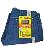 Wrangler Pro Rodeo Competition Cowboy Cut Denim Blue Jeans Mens 42x32 (4... - $75.01 CAD