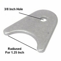 Weld On Radiused Mounting Tab For 1.25 Inch Tubing With 3/8 Inch Hole - ... - $33.95