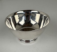 Silver Plate Gorham  Bowl #E-PYC778 Footed 5 Inches Diameter New No Box - £14.67 GBP