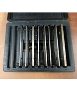 MACHINIST TOOLS LATHE MILL Machinist Set of 8 Parallel Blocks in Hard Case - $64.79