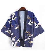 Zaful Kimono Cardigan Open Front Men&#39;s Blue - $20.00