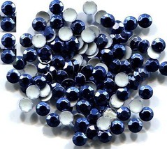 Rhinestuds Faceted ROYAL BLUE 4mm Hot Fix iron on  2 Gross  288 Pieces - £4.57 GBP