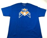 New York Ny Knicks Carmelo Anthony Uomo 2XL Blu T-Shirt Girocollo Logo - £14.86 GBP
