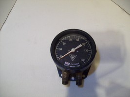 Vintage Beacon Gage Co Railroad Air Brake Brake Cylinder / Brake Pipe Gauge - $1,293.93 MXN
