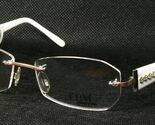 Vintage EBM 1642 Kw Licht Mauve/Weiß Einzigartig Brille Mit / Strass 52-... - $129.69