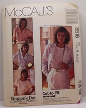 Vintage McCall&#39;s 3518 Sewing Pattern Sz 8,10,12 Blouse Women&#39;s Day Collection - £14.91 GBP