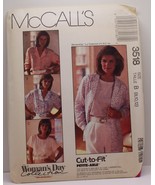 Vintage McCall&#39;s 3518 Sewing Pattern Sz 8,10,12 Blouse Women&#39;s Day Colle... - £14.94 GBP