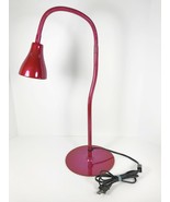 Hot Pink Gooseneck Bendable Desk Lamp Articulating Flexible Office Photo... - £19.77 GBP