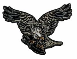 Eagle with Bomb Embroidered Patch [Iron on Sew on - 5.0 X 3.5 inch -EB1] - £7.05 GBP