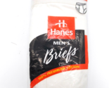 Vintage 1997 Hanes 3 Pack White Cotton Comfort Men’s Briefs Size 34 Unde... - $36.62