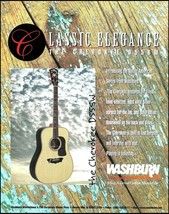Washburn 1996 Native American Series Cherokee D55SW Acoustic Guitar ad print - £3.34 GBP