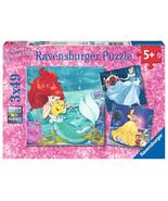 Ravensburger 09350 Disney Princesses - 3 X 49 Piece Jigsaw Puzzles - Val... - £14.00 GBP