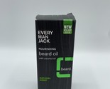 Every Man Jack Men Nourishing Beard Oil Natural Hemp  1 oz Bs224 - £20.69 GBP