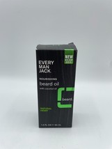 Every Man Jack Men Nourishing Beard Oil Natural Hemp  1 oz Bs224 - £20.69 GBP