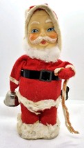 1950&#39;S ALPS Japan Mechanical Santa Claus Ringing Bell Wind Up - Non-Works - $354.77 MXN