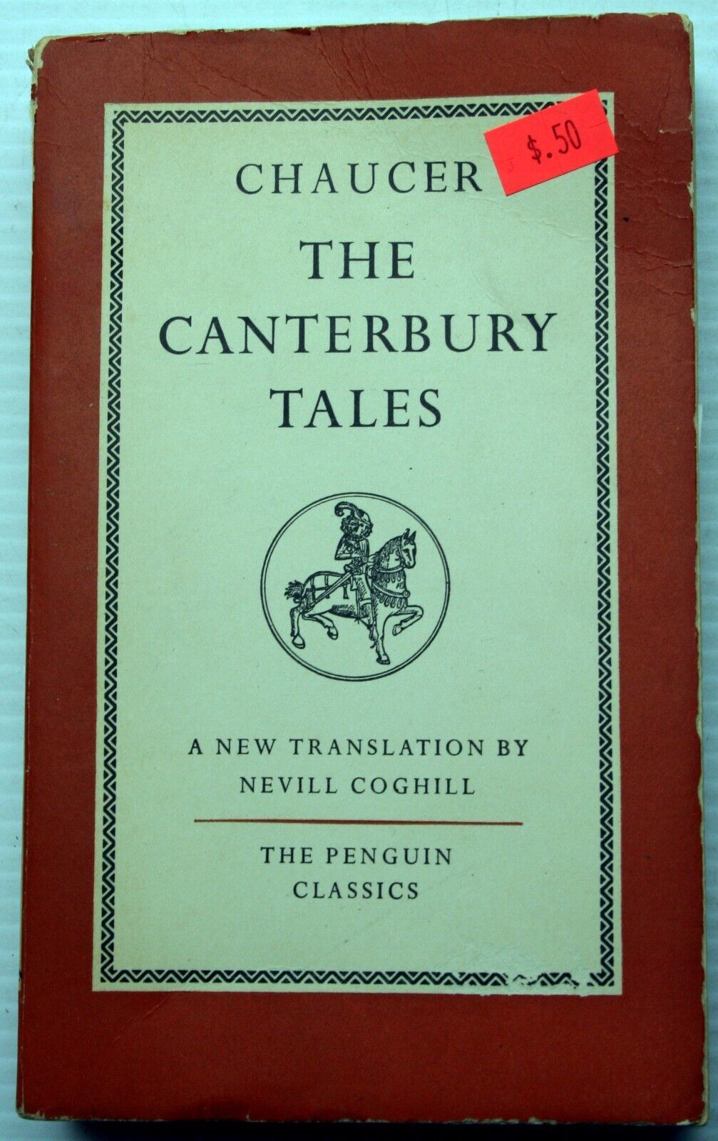 Primary image for vntg Geoffrey Chaucer 1952 Penguin Classic THE CANTERBURY TALES medieval tales