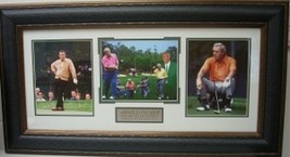 Arnold Palmer unsigned 4 Time Masters Champion 3 Photo Custom Framed - $205.95