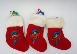 Sacco Di 3 Americana Coda Calza di Natale Ornamento Fievel Promo Mcdonal... - $24.76