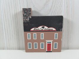 The Cats Meow wooden village Black Cat Antiques Series VII FLAW - $4.94