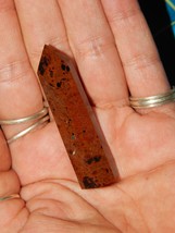 Genuine MAHOGANY OBSIDIAN Tower - Obsidian Gemstone Wand Point - £5.54 GBP