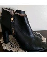 Kenneth Cole Reaction Brand ~ Black ~ Women&#39;s Size 9.5 Open Toe Leather ... - $112.27 CAD