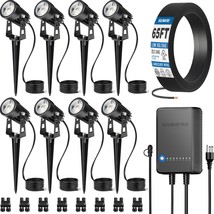 The 8-Pack Low Voltage Landscape Lights With Transformer And 65-Foot Ul-... - $129.99