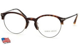 New Giorgio Armani Ar 7014-F 5002 Matte Havana Eyeglasses 48-21-140 B43mm Italy - £129.23 GBP