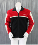 Vintage Westbeach Fleece Jacket - Red on Black Colorway - Men&#39;s Medium - €72,50 EUR