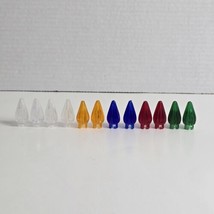 12 Locking Fluted Cone Ornament Cover for GE String-A-Long Classic Light Bulbs - $7.91