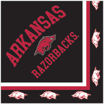 Arkansas Razorbacks Lunch Napkins- 20 Count - £5.57 GBP