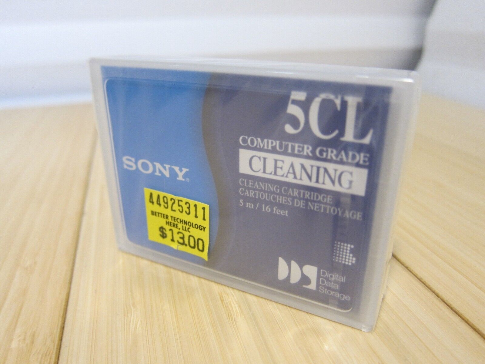 NOS Factory Sealed Sony DG-5CL Computer Grade Cleaning Tape Cartridge - $7.69