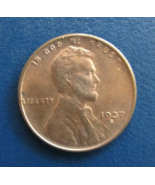 1937-S CIRCULATED LINCOLN WHEAT PENNY CENT - $2.95