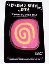 Bubble Bath Bar Strawberry Swirl Cake Swiss Roll Scent 3.15oz Scented New - $3.95
