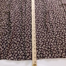 Kathie Lee Women's Brown & White Floral Skirt Measured Waist 42 image 10