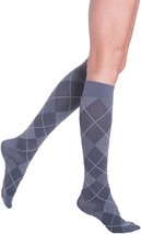 Sigvaris Women&#39;s Microfiber Patterns 143 Calf High Compression Socks 15-20mmHg - £51.15 GBP