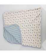 VTG Gymboree 1998 Summer Citrus Turtle Blue Green Stripe Baby Blanket Co... - $98.99