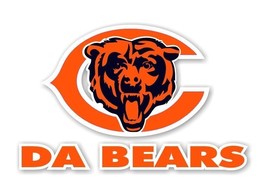 Chicago Bears &quot; DA BEARS&quot; Decal / Sticker Die cut - $2.96+