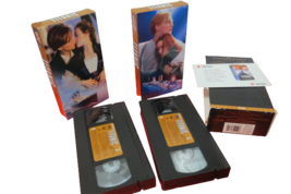 Titanic 1998 Set Of 2 VHS Tapes Wide Screen Edition 194 Min Oscar Award  - £7.90 GBP