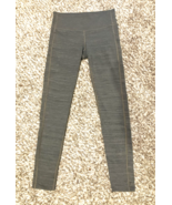 Athleta Leggings Womens Small Gray Chaturanga High Rise Run Yoga Gym Spa... - $13.37