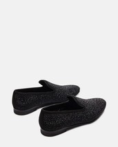 Men's formal Shoes STEVE MADDEN Microfiber Rhinestones CASHH black image 3