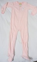 Carters Fleece Footed pajama Blanket Sleeper Size Kids 4 Girl Leopard Ki... - £11.74 GBP