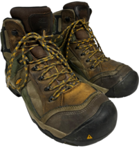 Keen Men&#39;s Davenport Waterproof Brown Non-metallic Composite Toe Boot si... - $1,263.34 MXN