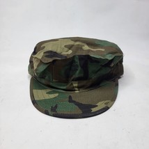 Vintage Military Woodland Camouflage Patrol Cap Size XLarge NOS Marines ... - £11.55 GBP