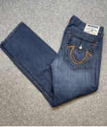 True Religion Straight Leg Medium Wash Denim Jeans Men's Size 38X33 KG JD - $38.61
